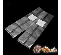 10Pcs 250x500x 0.05mm PVC Mushroom Spawn Grow Bag Substrate High Temperature Pre Sealable Garden Supplies