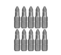 10pcs 25mm Alloy Steel Screwdriver Bits Set with Hex Shank and Magnetic Tip for PZ1 PZ2 PZ3, Compatible with Power Drills for Phone Watch Laptop Repair