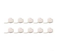 10pcs 25mm² Terminal Blocks for Busbar Circuit Breaker 63A White