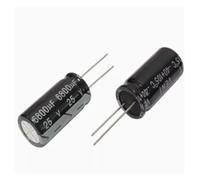 10PCS 25v6800uf 6800uf25v 16 * 30 25v 6800uf 16x30 Electro Electrolytic capacitor 25V6800UF EKFBQBGW