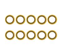 10Pcs 26-830749 Gearcase Oil Drain Plug Gaskets Drain Plug Seal Washer Gaskets Compatible with Mercury 115FS 150 EFI four stroke and Mariner outboards and MerCruiser Stern Drives