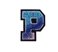 10pcs /26pcs Letters Toothbrush Embroidery English Patches for Sew On Clothing Patch Clothes Applique DIY Garment Hat Decor(ColorP)