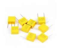 10Pcs 275VAC Capacitor X2 Series Polypropylene Film Capacitor 0.1UF 0.22UF 0.33UF 0.56UF 0.47UF 104K 105K Energy storage elements (Size : 0.22UF 224K P15)