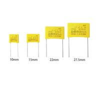 10PCS 275VAC Polypropylene Film Capacitor X2 0.01 0.1 0.15 0.022 0.22 0.33 0.47 0.56 0.68 1.2uf 104K 1uf Correction Capacitor AUOQKQUT(0.033UF 15mm)