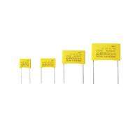 10Pcs 275VAC X2 Capacitor 275V 10mm 15mm 22.5mm 27.5mm 0.022UF 0.047UF 0.1UF 0.22UF 0.47UF 0.68UF 1UF Polypropylene Film BIANMTSW(2.2UF 27.5mm)
