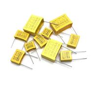 10pcs 275VAC X2 Series 0.22UF 224 220NF Spacing 10mm 15mm 22.5mm 0.22UF275VAC Polypropylene Film Capacitor 0.01UF-2.2UF IDGTTLDF(0.15UF 10mm 10pcs)