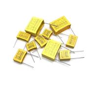 10pcs 275VAC X2 Series 0.56UF 0.82UF 560NF 820NF Spacing 22.5mm 0.56UF275VAC Polypropylene Film Capacitor 0.01UF-2.2UF BIANMTSW(0.22UF 22.5mm 10pcs)