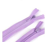 10pcs 28cm 35cm 40cm 50cm 55cm 60cm Long Invisible Zippers Purple Orange Green Black DIY Nylon Coil Zipper for Sewing Clothes,Light Purple,Width Approx 2.3cm