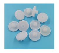 10pcs 28T+8T Duplicate Crown Gear 0.5M OD=15mm Hole 2.1mm Toy DIY Model Pinions FC28082B
