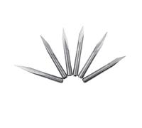 10Pcs 3.175mm Shank 3 Edge Pyramid Engraving Bits 3 Face Bit 10-90 Degrees Carbide End Mill Milling Cutter CNC Router Bit(3.175x30x0.5)