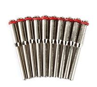 10Pcs 3.17mm Steel Screw Mandrel Shank Cut Off Wheel Holder for Dremel Shaft Tool