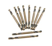 10pcs 3.2mm Drill Bit HSS Double Ended Spiral Drill Bits Twist Drill Tools Set