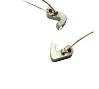 10pcs 3 * 3.5 * 13mm Motor carbon brush packer P327 DD160 hook type motor carbon brush