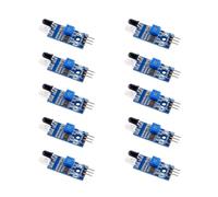 10PCS 3.3-5V IR Infrared Obstacle Avoidance Sensor Module 2-30CM Detection Smart Car Photoelectric Reflection Sensor