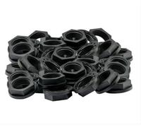 10pcs 3/4'' BSPF Back Nut with Washer - Durable Plumbing Fitting for Secure Leak-Free Connections in Water Tanks, Pipes & Garden Systems