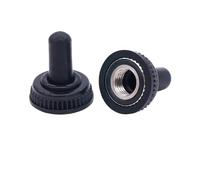 10pcs 3/6 Pin Tiny Small Switches MTS-102 103 MTS-202 203 Toggle Switch ON-OFF-ON Micro with Solder Terminal Waterproof Cap(Cap)