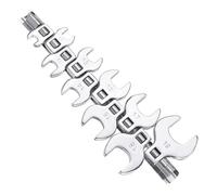 10Pcs 3/8" Drive Crowfoot Wrench Set Open End Professional Crows Foot Wrench
