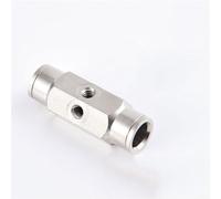 10Pcs 3/8" Interface Slip Lock Quick Connector Brass Tee Straight Joint With 2 Nozzles Seats(60°) Misting System Fittings