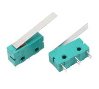 10PCS 3 pins Micro Touch Switches NO+NC 3a/5a 125VAC 250VAC Mini limit Switch Micro Switch Microswitches With 29mm Long Lever