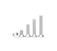 10pcs 304 A2 Stainless Steel Hex Hexagon Socket Flat Countersunk Head Screw Bolt 10-24 1/4-20 5/16-18(5I16-18-2pcs,1-1/2")