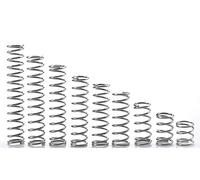 10pcs 304 Stainless Cylidrical Coil Compression Spring Rotor Return Compressed Spring Wire Dia 0.8mm Outer Dia 5-12mm Length 10-50mm(20mm,9mm x 10pcs)