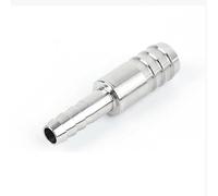 10pcs 304 Stainless Steel 2 Way Barbed Pipe Fitting Reducer Straight Connector Pagoda Joint Hose Barb, for Home Garden Hose Connectors Accessories(8mm 12mm)