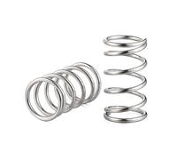10Pcs 304 Stainless Steel Compressed Spring Pressure Spring Wire Diameter 0.2mm / 0.3mm, 0.2x2.5x5mm