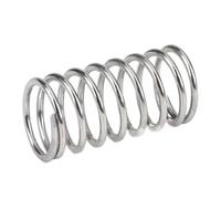 10Pcs 304 stainless steel compression spring, Wire Diameter 0.4mm, Outer Diameter 5mm, Length 45mm, Silver, 0.4x5x45mm