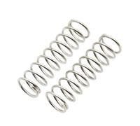 10Pcs 304 stainless steel compression spring, Wire Diameter 1.6mm, Outer Diameter 22mm, Length 15mm, Silver, 1.6x22x15mm
