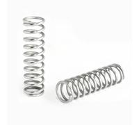10pcs 304 Stainless Steel Compression Springs Set 0.9mm Micro Small For Mini For Repairs Parts Outer Diameter(12-18mm)(25mm,17mm/0.9mm(10Pcs))