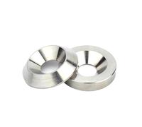 10pcs 304 Stainless Steel Countersunk Washers，M3 M4 M5 M6 M8 M10 Cup Washers，Conical Tapered Flat Gaskets (Solid Concave Convex)(M6x18x3.5)