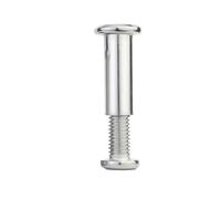 10PCS 304 Stainless Steel Flat Hex Hexagon Socket Head Furniture Rivet Connector Insert Joint Sleeve Cap Nut M4(14mm)