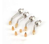 10PCS 304 Stainless Steel high Pressure Nozzle External Thread Cooling Bending Pipe Machining Center Nozzle 1/8, 1/4, 3/8, 1/2, M6, M8, M10 Thread M8*1.5 (10 pcs) Pipe Length 70mm Spray Hole 1mm