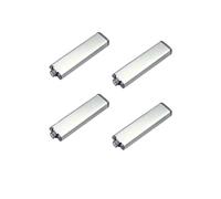 10pcs 304 Stainless Steel Magnetic Push Latch Lock with Soft Close Feature and Touch Release to Open Cabinet Hardware for Door