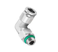 10Pcs 304 Stainless Steel Pneumatic Hose Fitting Air Tube Connector