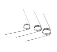 10pcs 304 Stainless Steel Torsion Spring, 0.8mm Wire Diameter, V-Shaped Return Springs, Outer Diameter 5-10mm for Furniture or Machinery