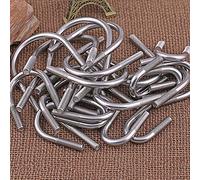 10Pcs 304 Stainless Steel U-Bolt Fasteners for Home and Industrial Use - M6×76mm to M6×133mm(M6x102mm)
