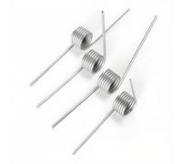10Pcs 304Stainless Steel Torsion Spring V Type 0.6mm Wire Diameter Angle 60/90 Degrees 3/6/9 Laps Custom Metal Coil Spring Wire(0.6mm(90°)/1.8mm(3 laps ),3.5mm)