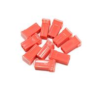 10Pcs 30A 32V Pink Plastic Mini Push-in Type Female PAL Cartridge Fuses for Car