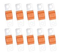 10Pcs 30A High Current Link Fuses Replacement Compatible with Midi Fuse Holders - 30 Amp Midi Fuse
