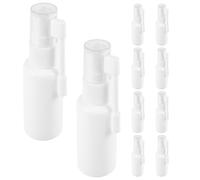 10pcs 30ml Nasal Spray Bottles with Long Nozzle Swivel Mist Sprayer Refillable Atomizer Containers for Nasal Congestion Relief and Personal Care