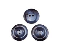 10pcs 30mm Coat Button Decoration Dyed Resin Buttons Garment Boots Sewing Clothes Accessories, Deep Gray, One Size