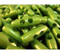 10pcs 30mm Cute Pearl Plastic Toggle Italian Buttons-Large Selection of Colour!! (Lime Green s,)