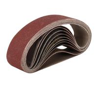 10pcs 30mmx330mm Red Abrasive Papers, Mery Cloth Roll P120 P600 P320 P800 P1000 for Grinding(P120 10pcs)