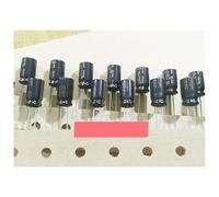 10PCS/30PCS audio fever capacitor 16V220UF 6X12 RW2 series 105 degrees Ina Black gold BIANMTSW(10PCS)