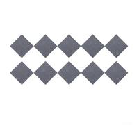 10pcs 30x30cm Non-Slip Removable Floor Tile Stickers - Colorful Patchwork Carpet for Living Room and Kitchen with Anti-Slip Design(Dark Gray)