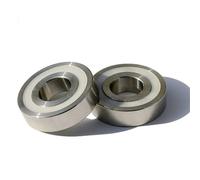 10pcs 316L stainless steel bearing S6800/6801/6802/6803/6804/6805/6806/6807-2RS waterproof anti-corrosion bearings(S6805-2RS 25x37x7mm)