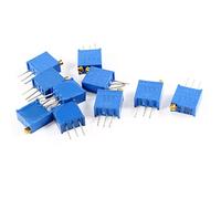 10Pcs 3296W204 Variable Resistors 200K ohm High Precision Variable Potentiometers Resistor Potentiometer AMNzOgOdL