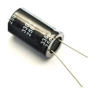 10pcs 330uF 250V 330MFD Aluminum Electrolytic Capacitor | 18*35mm 250Volt Radial 330mf250v 330uf250v 250v330mf 250v330uf