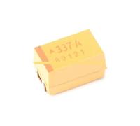 10pcs 330UF 337 6.3V 10V D E 7343 10% SMD 337A 337J Patch tantalum capacitor MQXFCZUX(10V D)